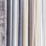 Fabric textured layers background