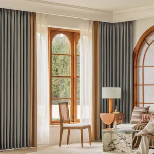 Grey with brown undertone Curtain