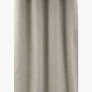 Velvet Plush - Matte grey -cream Curtain