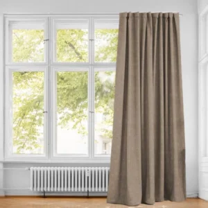Zahara Fabric -Brown  Curtain